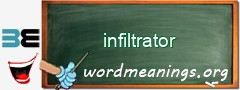 WordMeaning blackboard for infiltrator